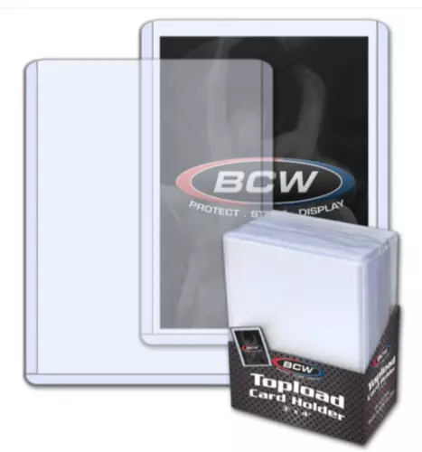 BCW Top Loaders Standard 59 79 108 138 168 197 240 360pt, Sleeves, Team Bags