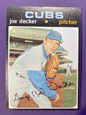 Joe Decker 1971  #98 Topps Baseball Card - Super Nice - Excellent +