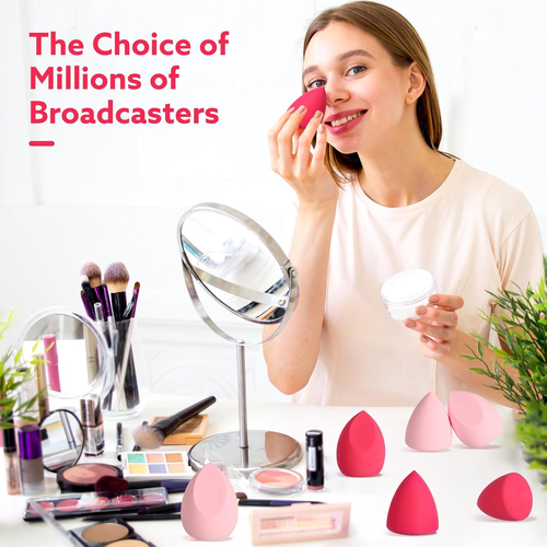 8Pcs Makeup Sponge Set Professional Blender Sponge Soft Concealer Sponge Facial - Picture 6 of 7