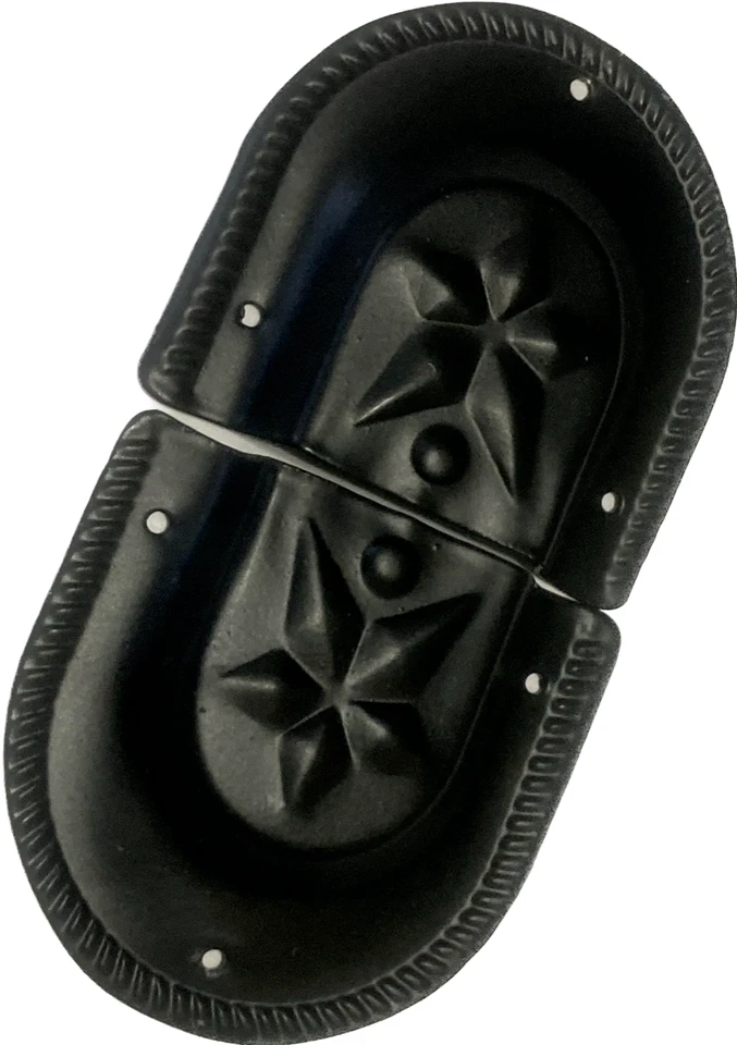 Mango de maletero diseño de estrella de bucle para vaporizador trasero camello acabado negro par de acero Foto 3 de 4