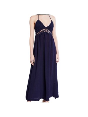 AQUA Lace Bodice Maxi Dress Navy Blue Size Large NWT (Orig. $79) | eBay AQUA Lace Bodice Maxi Dress Navy Blue Size Large NWT (Orig. $79) | eBay
