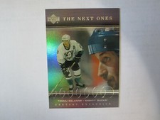 1999-00 Upper Deck Gretzky Exclusives Hockey # 77 Wayne Gretzky Teemu Selanne