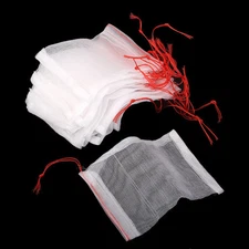 20X Drawstring Nylon Mesh Media Bag for Aquarium Garden Pond Tank New.