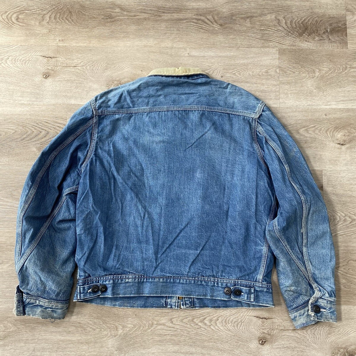 Vintage 60s 70s Lee 191-LB Denim Chore Blanket Lined Jacket Vintage 60s 70s Lee 191-LB Denim Chore Blanket Lined Jacket