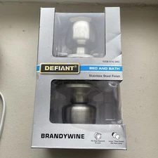 Defiant Bed And Bath Stainless Steel Finish Door Knob