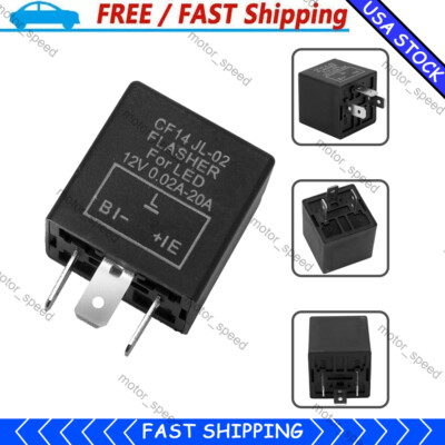 3 Pin  LED Flasher Relay Fix FOR Turn Signal Blinker CF14 CF-14 EP35