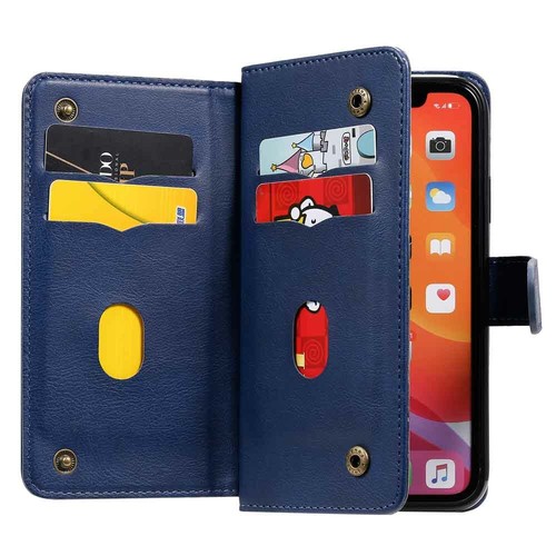 10 Card Holder Wallet Leather Case Cover For iPhone 11 Pro Max XS XR 6s 7 8 SE 2 - Picture 20 of 43