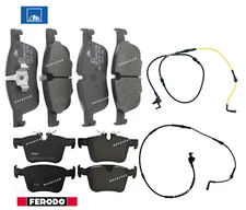 Front & Rear Brake Pad Set +Sensor OEM for Range Rover Velar (w/ 17" Brake)