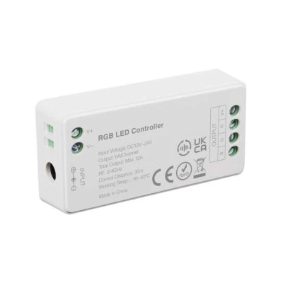Télécommande Gradateur sans Fil pour Bandes LED Rvb 12V Ou 24V V-tac VT-2432 - Photo 1/3