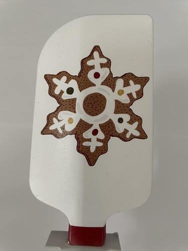 Williams Sonoma Holiday Spatula & Cookie Cutter Christmas 2 sided Snowflake-NWT - Picture 4 of 9