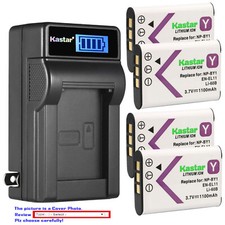 Kastar Battery LCD Wall Charger for Pentax D-LI78 PENTAX Optio V20 Optio W60