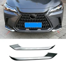 For Lexus NX250 350 350h 450h+ 22-26 Chrome Front Bumper Corner Fog Lights Cover