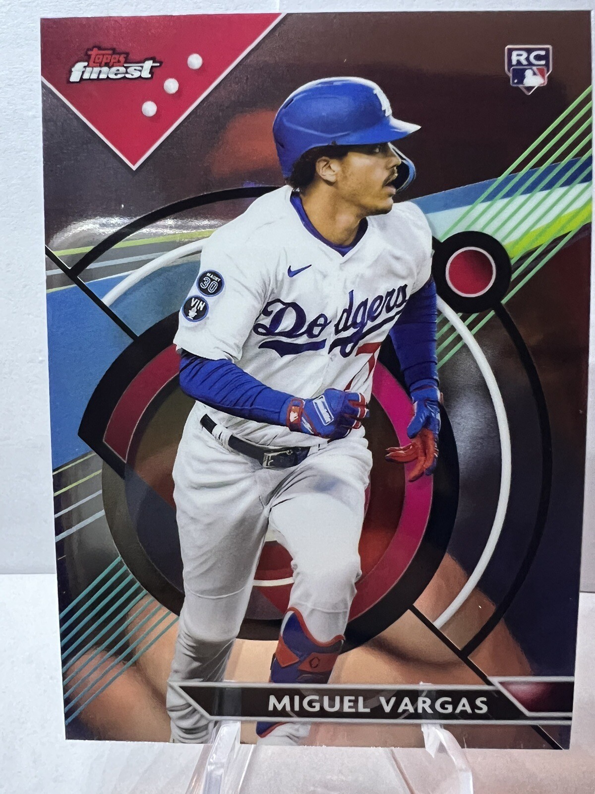 2023 Topps Finest Miguel Vargas RC Dodgers #33