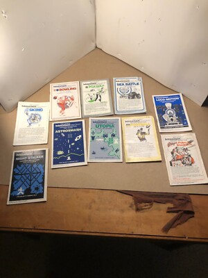 intellivision cartridge instructions booklets, Bowling, Astrosmash, night stalke