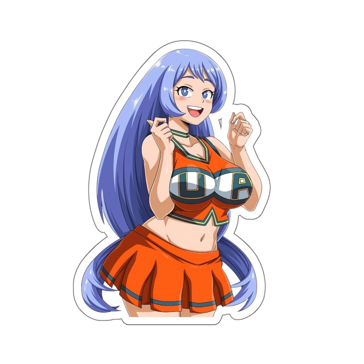 Nejire Hado My Hero Academia 6 Long Sticker Anime Card Japan