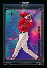 2021 BOWMAN INCEPTION ALEXANDER RAMIREZ RC BLANK BACK VAULT SEALED W/COA #1/1!