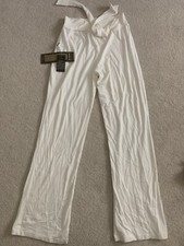 White Velour Lounge Pants