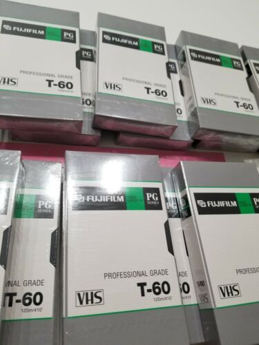 New (x21) Sealed Fujifilm Fuji T-60 PG Professional VHS video tape cassette vtg - Picture 4 of 6