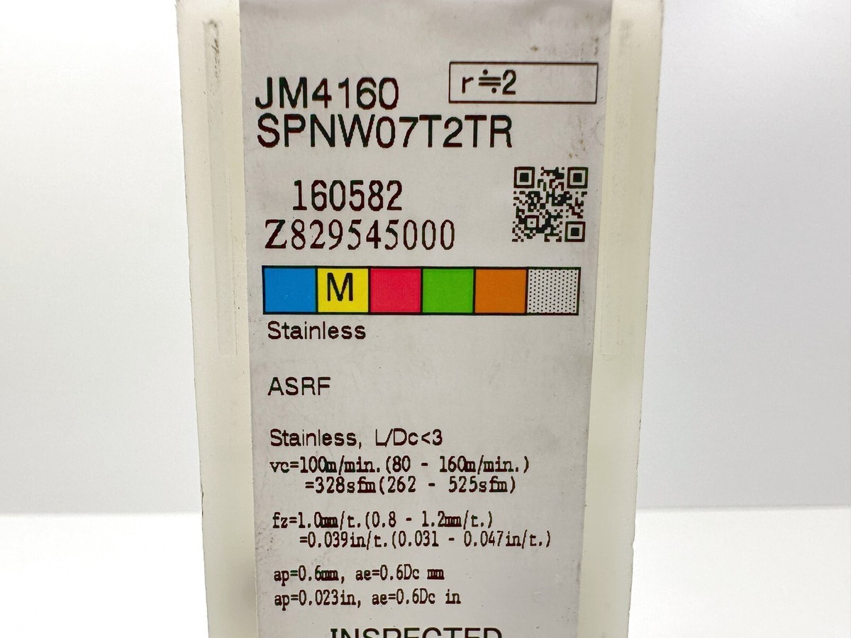 yn出品 HITACHI SPNW 07T2TR New Carbide Inserts 160582 Grade JM4160 2pcs