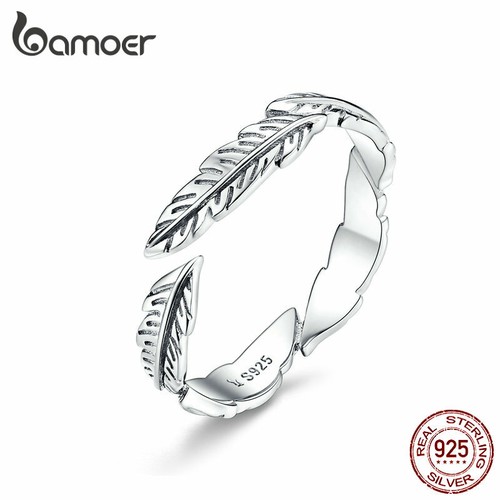 European 925 Sterling Silver Cat Moon Butterfly Ring Weeding Jewelry Women Gifts - Picture 44 of 262