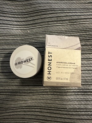 Honest Beauty Hydrogel Cream Cool Drink Of Water Travel Mini 8ml/0.27oz