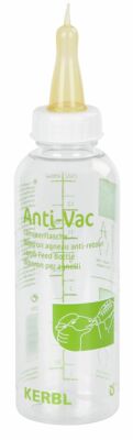 Lämmerflasche Anti-Vac 500 ml mit Skala kompl. mit Sauger NEU