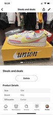 Size 8.5 Men 10 Women - Nike Cortez x Union Lemon Frost 2022