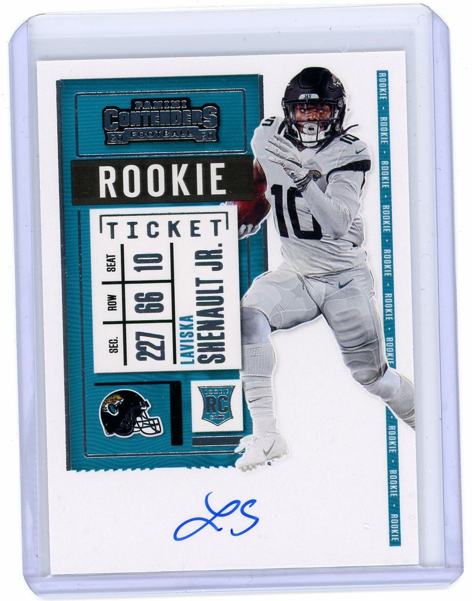 2020 Panini Contenders Football Variation Rookie Ticket Auto Laviska Shenault Jr