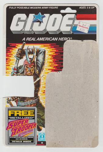 G. I. Joe ARAH 1988 Bushido v.1 Full Card Back