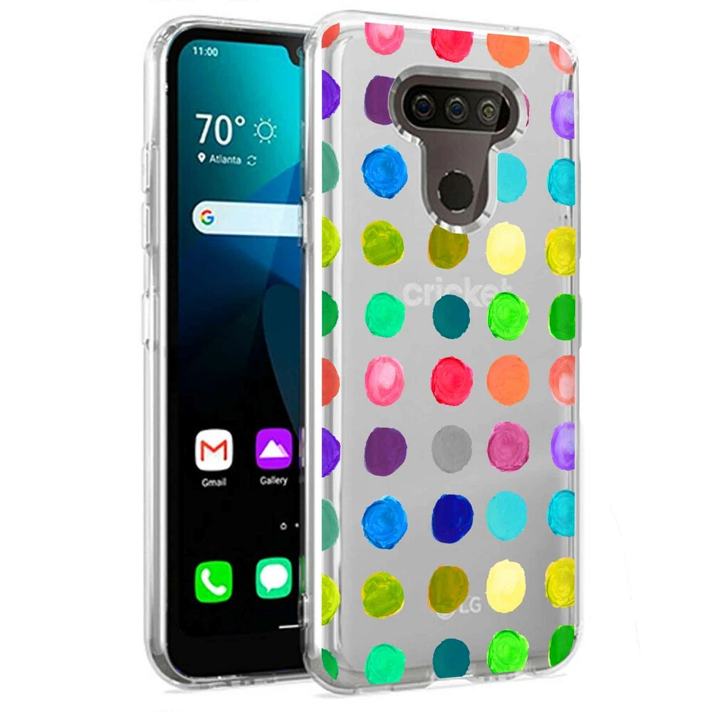 Phone Case for LG Harmony 4,Premier Pro Plus,K41, Polka Dot 15 Print