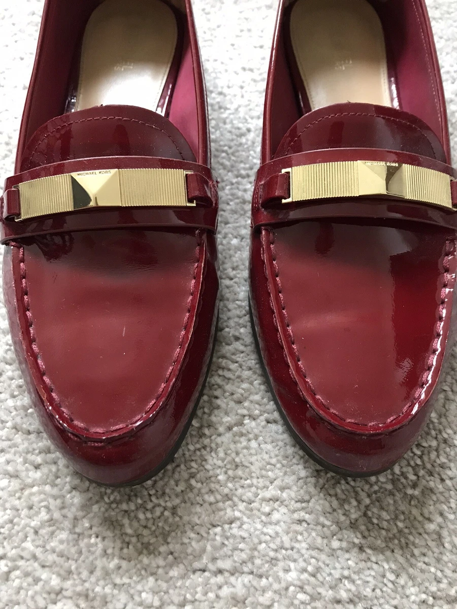 MICHAEL Michael Kors Paloma Loafers Red Patent eBay