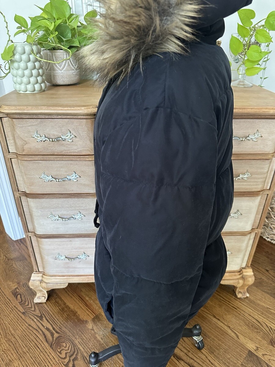 Abercrombie & Fitch コート 黒 Abercrombie & Fitch Women's Black Puffer Coat Black Soft