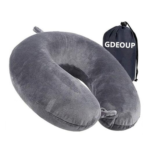 Travel Pillow Memory Foam Neck Pillow Support Pillow,Luxury Compact &-image