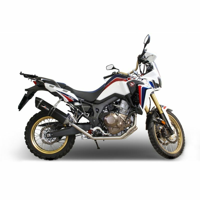 Echappement DEVIL Honda Africa Twin CRF1000L pour le grand raid