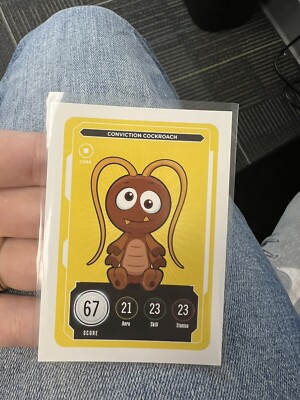CONVICTION COCKROACH VeeFriends Compete And Collect Card Core Series 2 ZeroCool