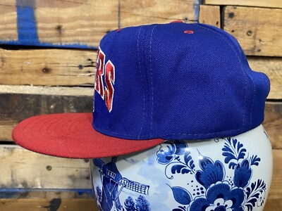 Vintage 90s New York Rangers NHL G Cap Snapback Hat Pro Line Made