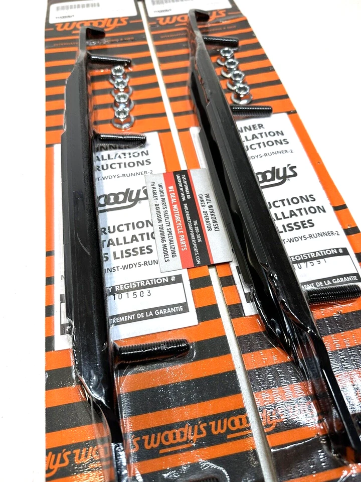 PACK 2 - Woodys 6" Slim Jim Dooly Runners Carbide Arctic Cat/Yamaha - SA6-9975 Foto 3 de 4