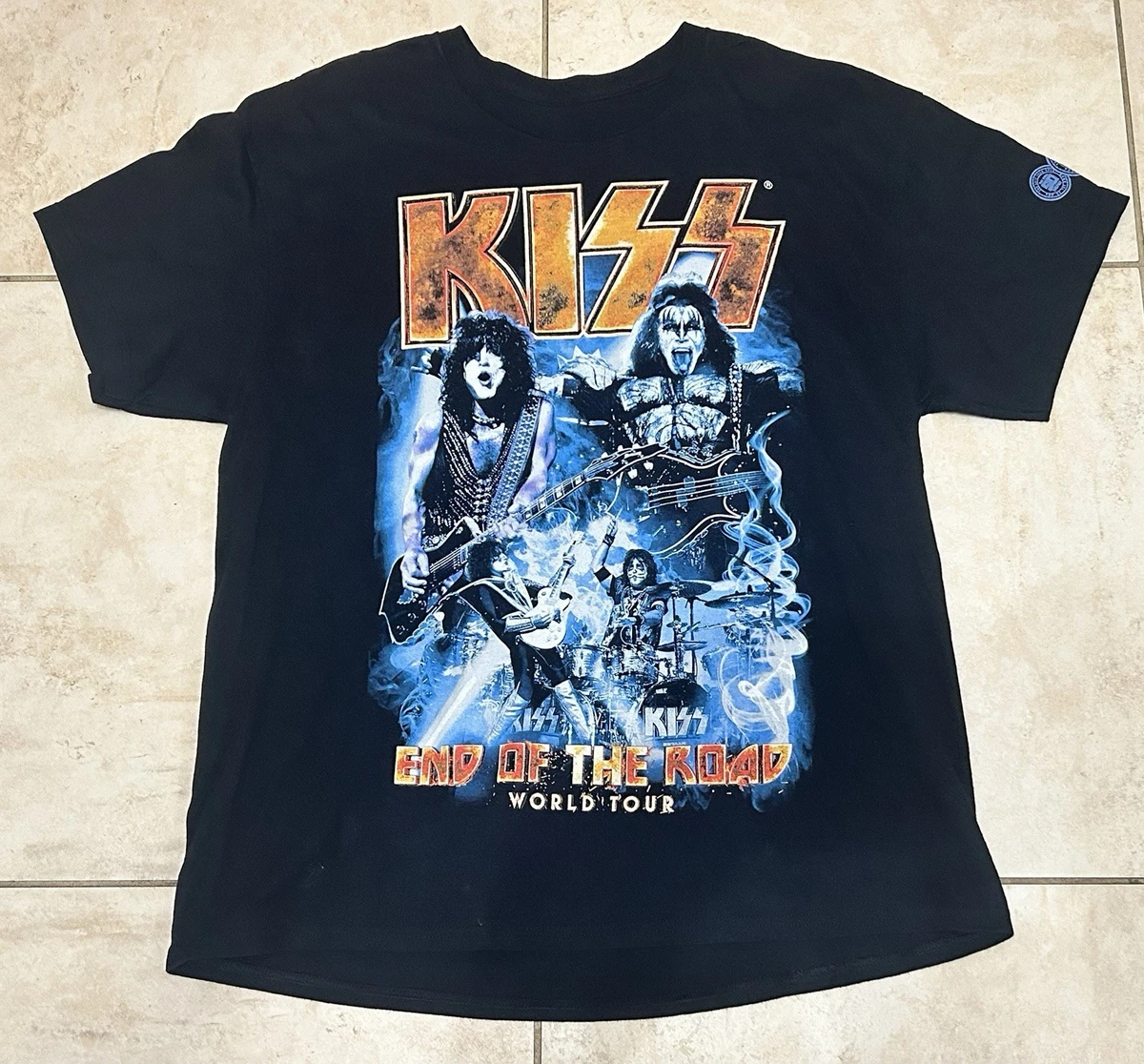 KISS Tour T Shirt Indiana Men's T-Shirts for sale | eBay