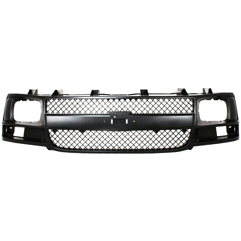 Grille Assembly For 2003-2017 Chevrolet Express 2500 3500 Black Plastic