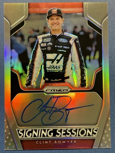2019 Panini Prizm #SS-CB Clint Bowyer Signing Sessions Auto Silver