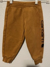Unisex Baby  Toddler Brown Fleece Sweatpants Pants Elastic Waist 18-24M