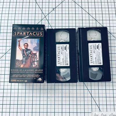 Spartacus VHS 1960 Epic Historical Drama Stanley Kubrick Kirk Douglas MCA USED