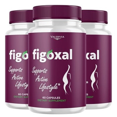 Figoxal Digestive Health Balance Supplement Capsules Gut Support 3 Pack 180Ct