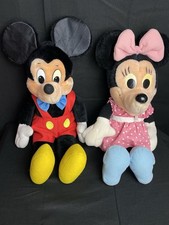Minnie Mouse Mickey Mouse Sets Disney Plush Vintage