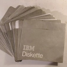 Lot of 20 IBM 8" Floppy Disks Sleeves