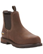 Ariat Men's Groundbreaker Chelsea Waterproof Steel Toe Work Boots