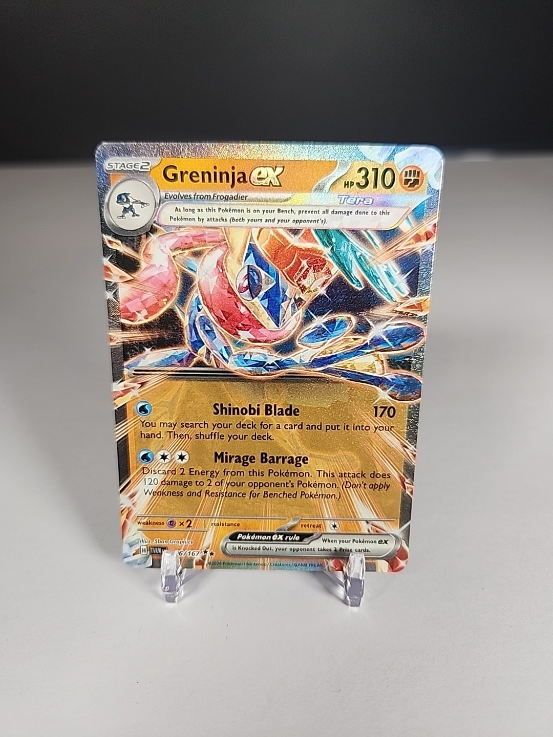Greninja ex 106/167 Sv06: Twilight Masquerade Holo