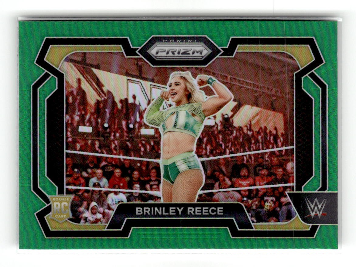 2024 Panini Prizm WWE - Brinley Reece #36 Green Prizm
