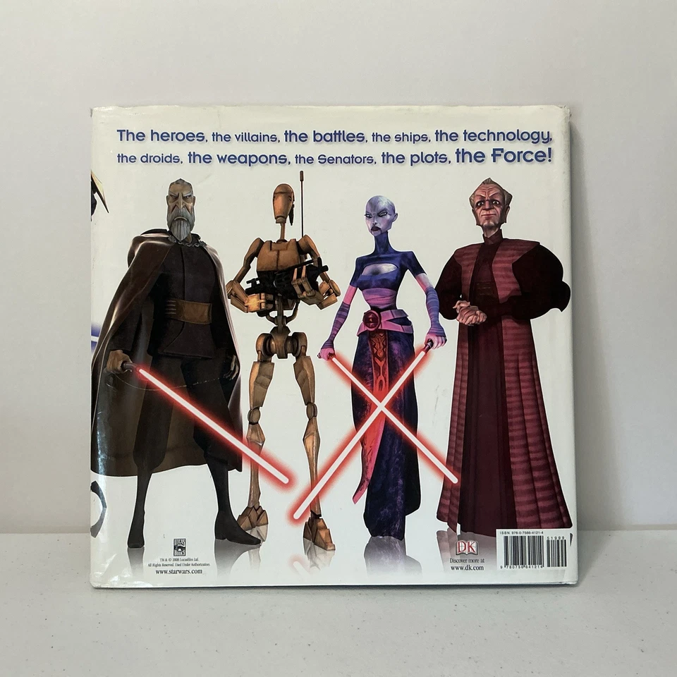 Star Wars The Clone Wars The Visual Guide Jason Fry 2008 Hardcover 1st Edition - Image 2 of 4
