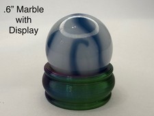 Glass Marble with Ring Display lot 7855